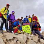 صعود کوهنوردان بخش سیمکان، به بلندترین قله استان سیستان و بلوچستان
